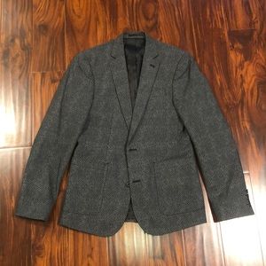 ASOS Subtle Floral Print Gray Blazer - Size 36